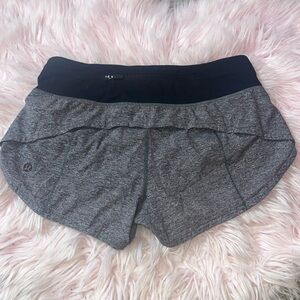 Lululemon Gray Speed Up shorts